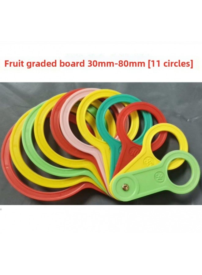 Calip R Peach Generic Fruit Grading Plate Measuring Fruit Ring Measuring Fruit Device ...