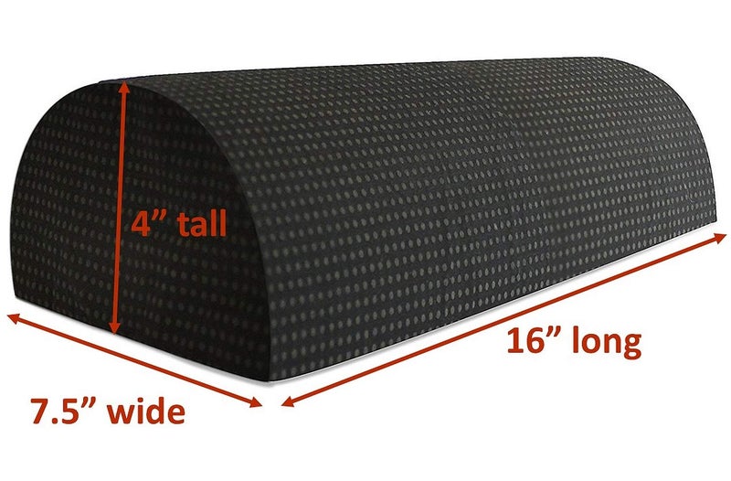 ComfortHome Half Moon Pillow for Leg Elevation | Ankle Knee Neck and Lumbar Support Bolster | Non-slip Removable Washable Cover by Comfort Home - Image 2