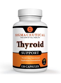 SIGMACEUTICAL Sigmaceutical Zinc & Selenium Supplement - Thyroid Support Supplement - Iodine Capsules - Kelp Supplement - 120 Capsules  - Image 1