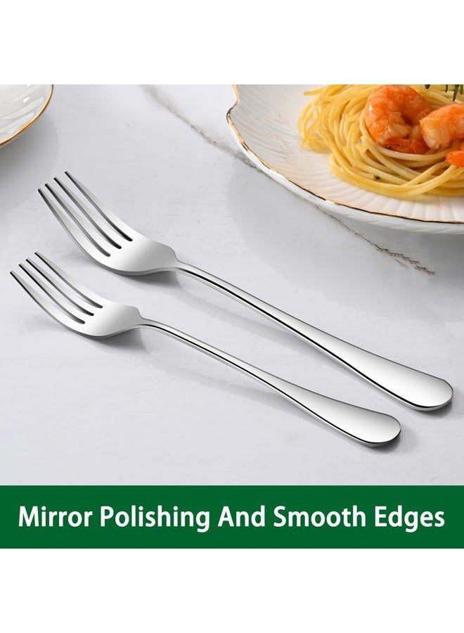 DEHOV 30 Pcs Silverware Sets, Premium Stainless Steel Flatware Sets Service For 6, Mirror Polished Tableware Cutlery Set For Home Kitchen,Restaurant,Hotel Knife Spoon And Forks Sets - Image 4