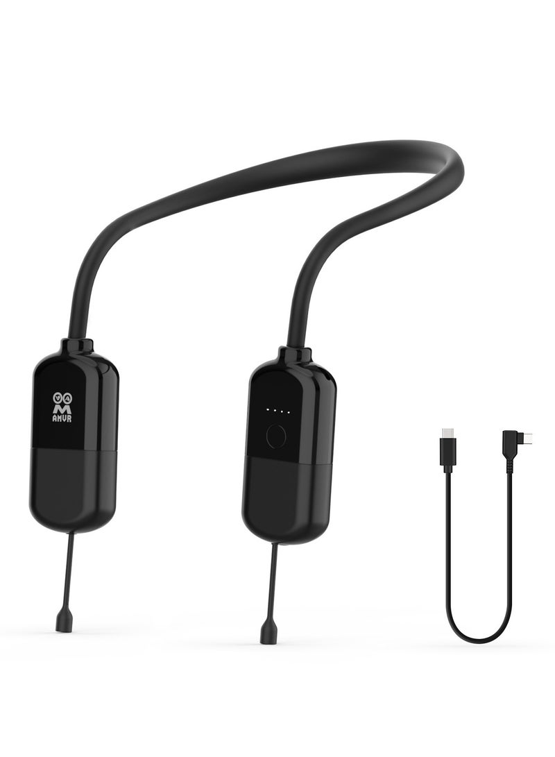 AMVR The AMVR 8000mAh battery pack is compatible with Quest 3/Quest Pro/Quest 2/Pico 4, and the lightweight neck power bank reduces head pressure and extends the gaming time of VR accessories - Image 1