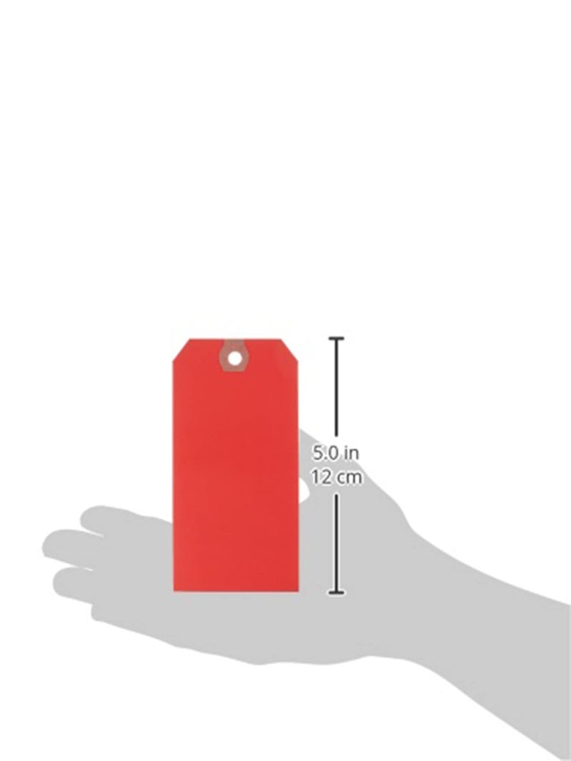 Avery Unstrung Shipping Tags, 11.5 pt. Stock, 4-3/4" x 2-3/8", 1,000 Red Hang Tags (12345) - Image 3