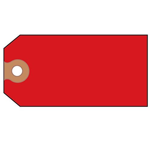 Avery Unstrung Shipping Tags, 11.5 pt. Stock, 4-3/4" x 2-3/8", 1,000 Red Hang Tags (12345) - Image 5