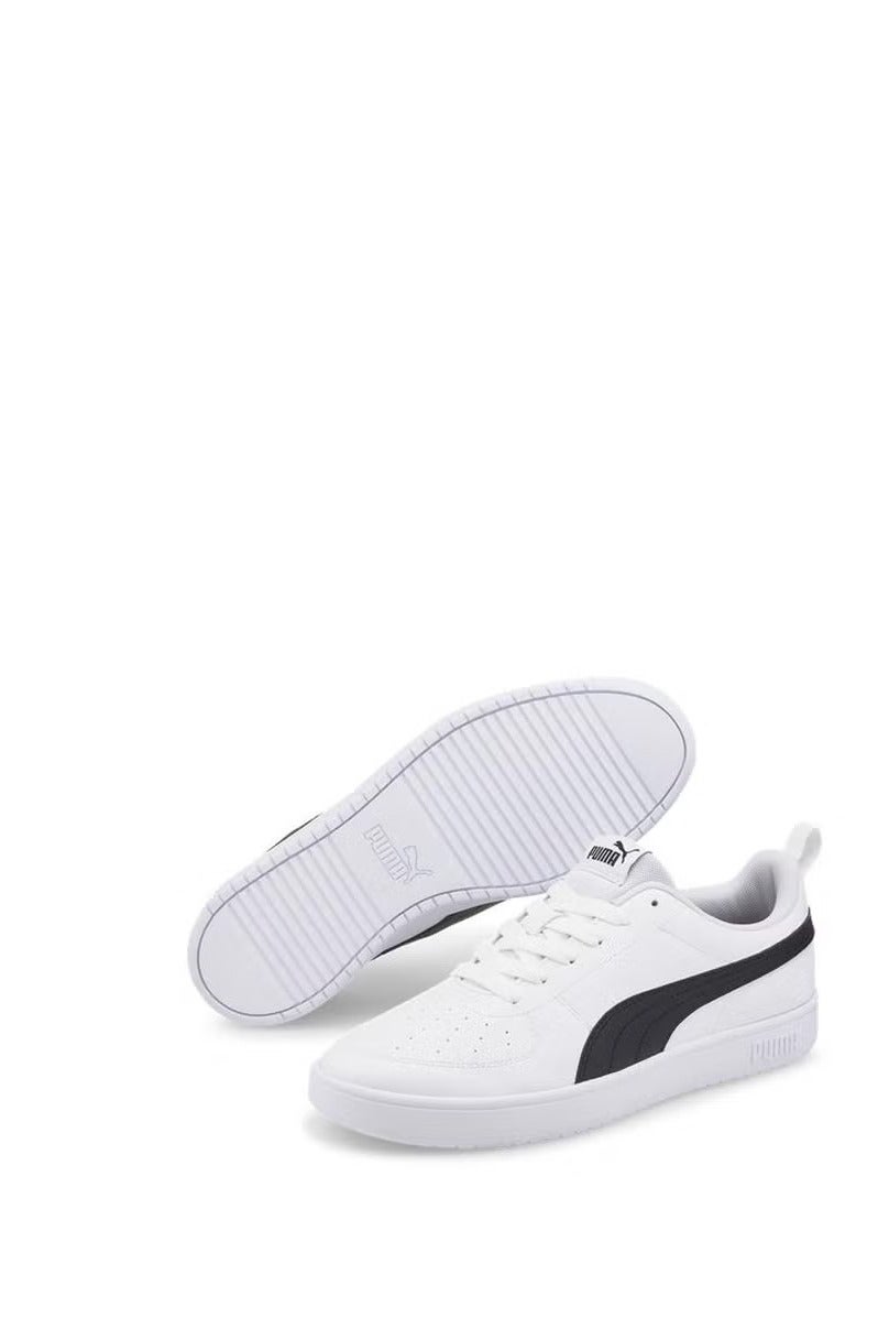 Puma Classic White - Black Color - Blocking Sneakers, Minimalist Casual Sports Shoes - Image 1