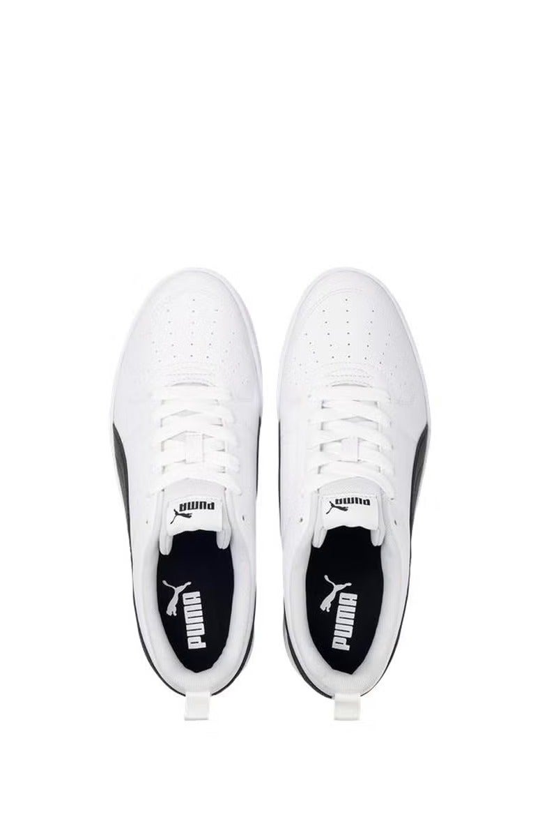 Puma Classic White - Black Color - Blocking Sneakers, Minimalist Casual Sports Shoes - Image 3