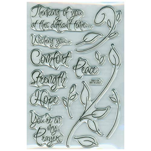 STAMPENDOUS Perfectly Clear Stamps - Encouraging Words - Image 1