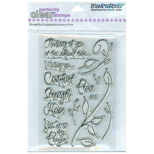 STAMPENDOUS Perfectly Clear Stamps - Encouraging Words - Image 2