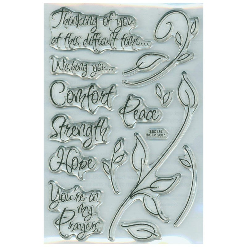 STAMPENDOUS Perfectly Clear Stamps - Encouraging Words - Image 4