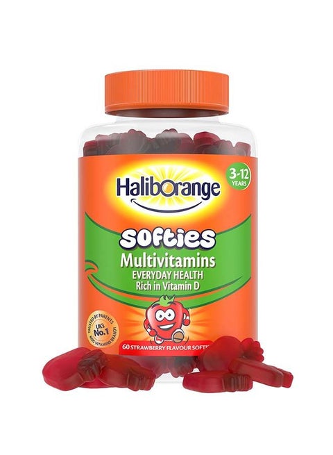 Softies Multivitamins Strawberry 60S