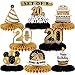 LINGTEER Happy 20th Birthday Table Honeycomb Centerpieces Perfect for Cheers to 20th Birthday Twenty Years Old Party Table Decorations Gift Sign - Image 3