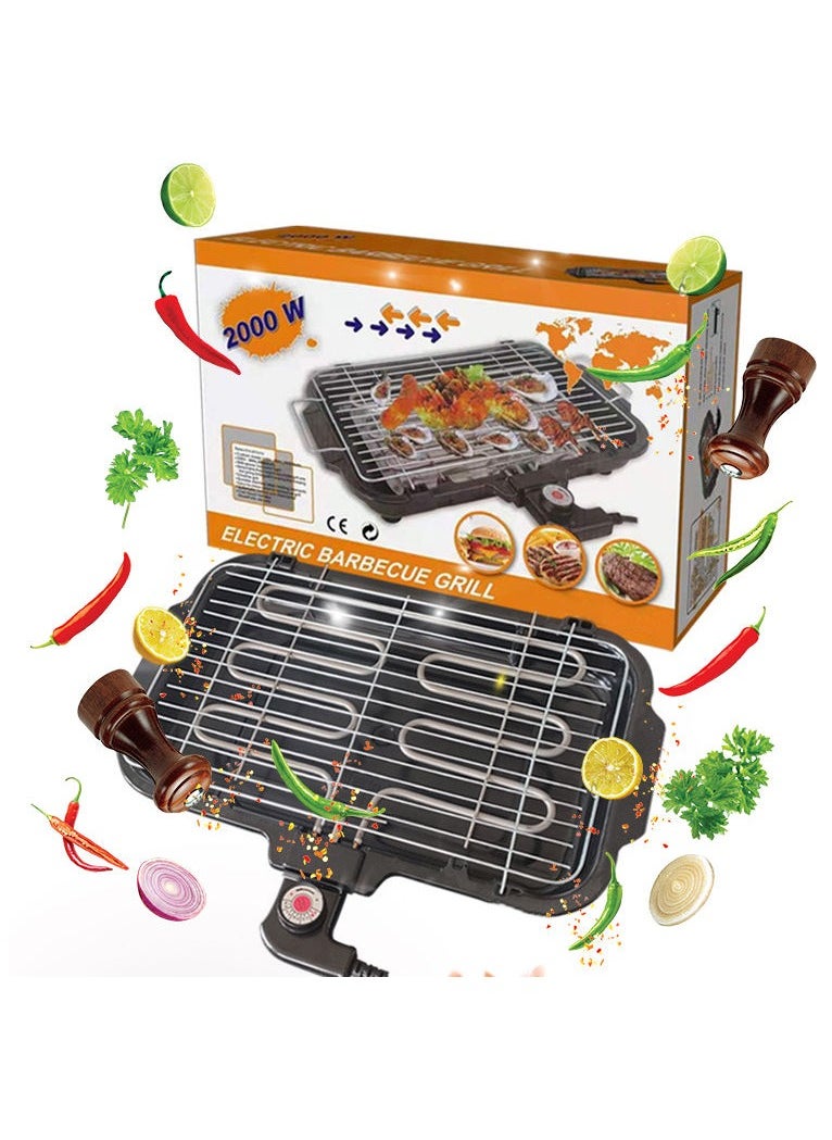 Multipurpose smokeless non-stick electric grill with an electric oven for homes, as well as a portable barbecue skewer barbecue grill. - pzsku/Z9BB3BE805DFB01400EDDZ/45/_/1709732691/29716ec7-4ad9-4967-8791-439f281fc70e