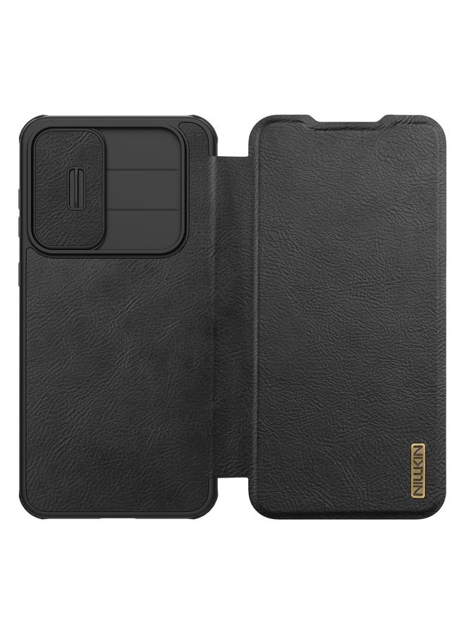 Nillkin Case For Samsung Galaxy A56 5G QIN Series Pro Sliding Camera Cover Design Leather Phone Case - Image 4