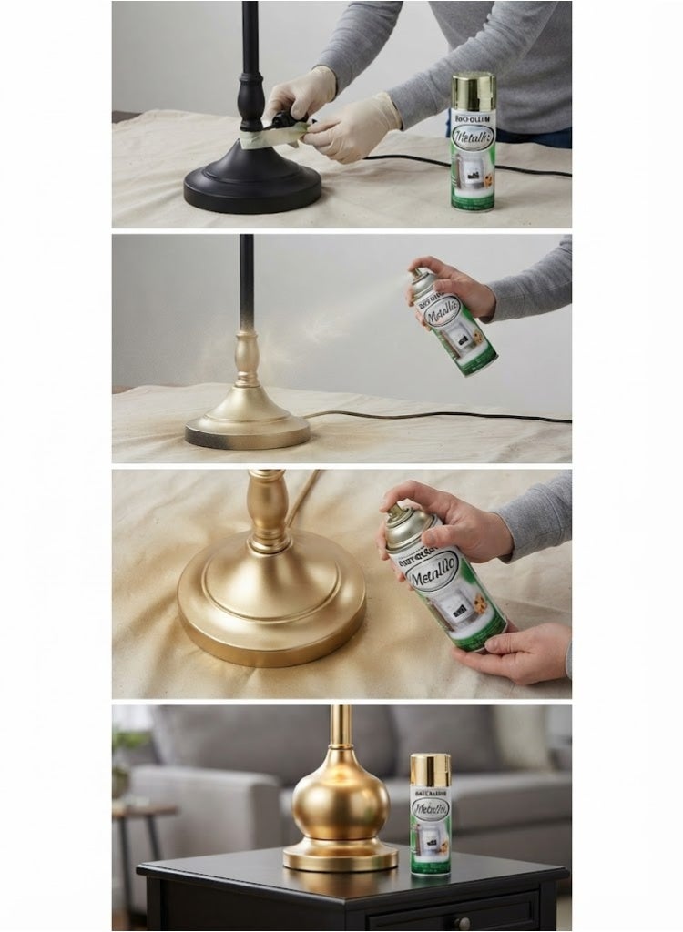 Rust-Oleum Spray Paint Specialty Metallics Brass 11oz - Image 2