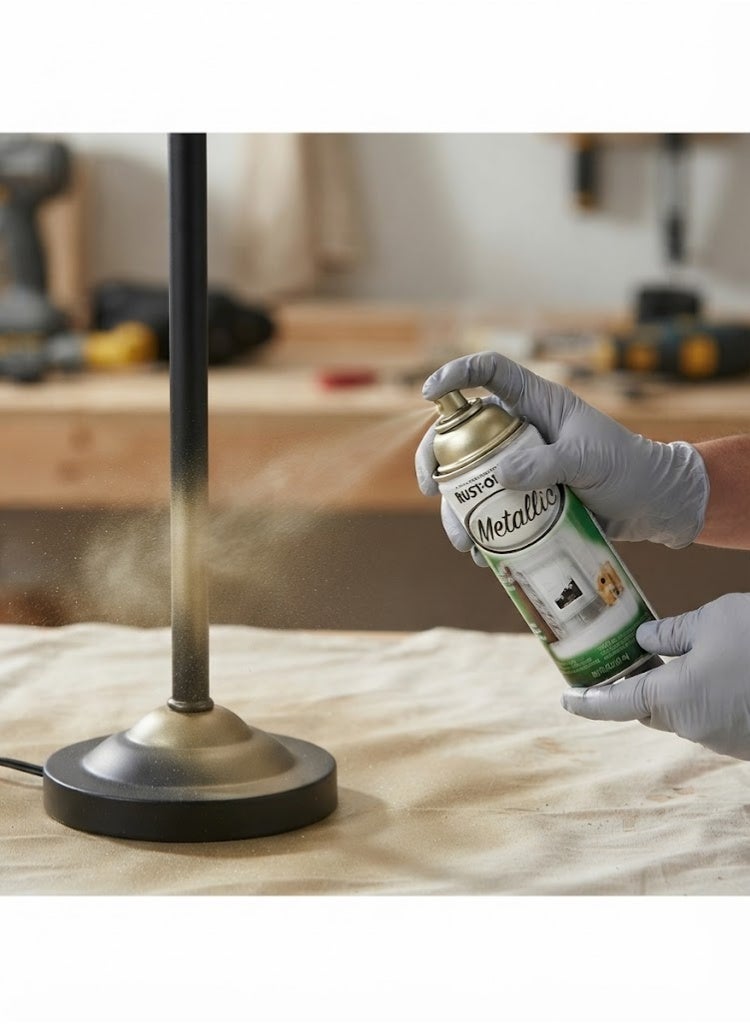 Rust-Oleum Spray Paint Specialty Metallics Brass 11oz - Image 3