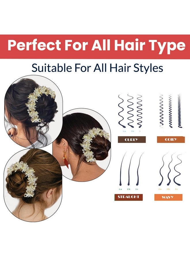 TEMPERIA Hair Accessories For Women & Girls Stylish for Wedding - Artificial Flowers & Pearl Style Juda Bun Accessories - Floral Bridal Brooch & Hair Pins - Hairstyle Decoration Bride Clips (MN11) - Image 5