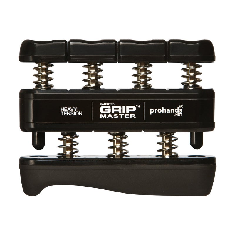 Prohands Gripmaster Hand Exerciser  Finger Exerciser (Hand Grip Strengthener)  Spring-Loaded  Finger-Piston System  Isolate And Exercise Each Finger  (9 Lb Heavy Tension  Black-Gripmaster) - Image 1