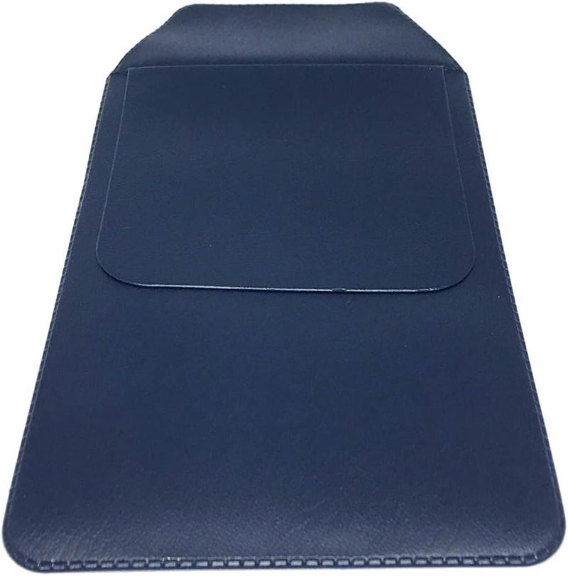 TEKEFT 8 Pcs Navy Imitation Buffalo Texture Pocket Protector, for Pen Leaks,for School Hospital Office (Navy) - Image 2