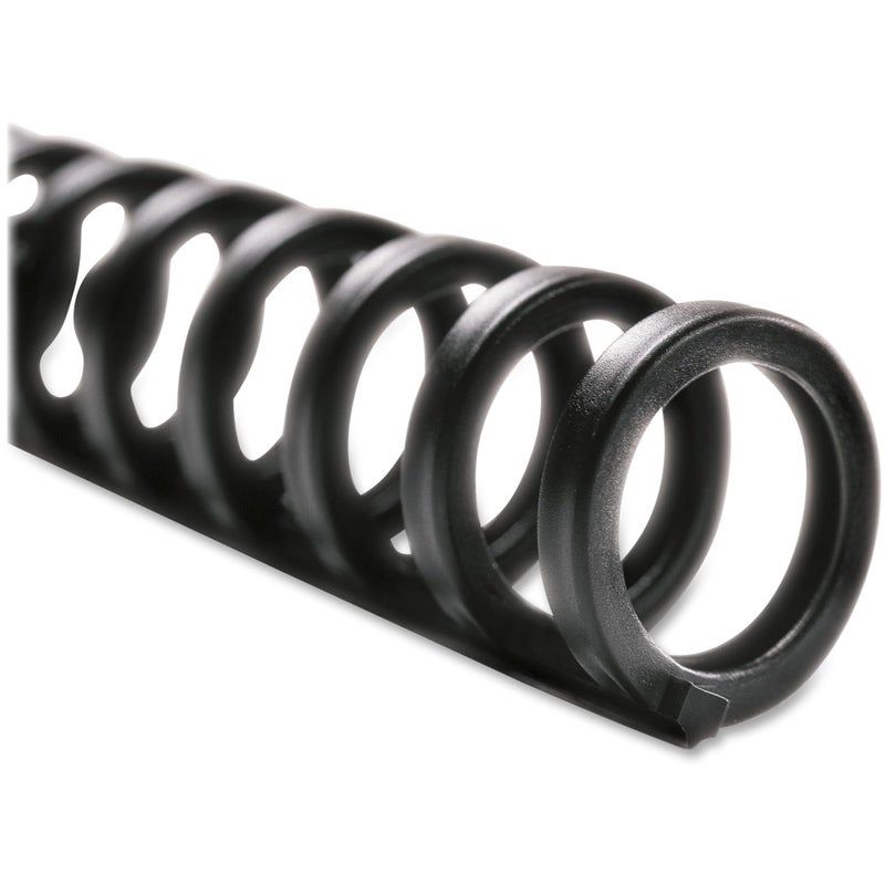 GBC Binding Spines / Spirals / Coils, 5/16" Diameter, 45 Sheet Capacity, ProClick, Black, 25 Pack (2515662) - Image 2