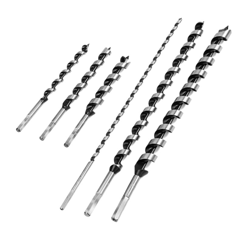 LIFKOME 6pcs Wood Drilling Tool Auger Drill Bits Point Spiral Wood Drilling for Furniture Clean in Hard - Image 1