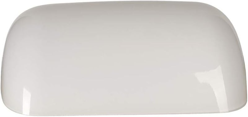 Newrays Glass Bankers Lamp Shade Cover Replacement,L8.85 W5.11 (Milk White) - Image 2