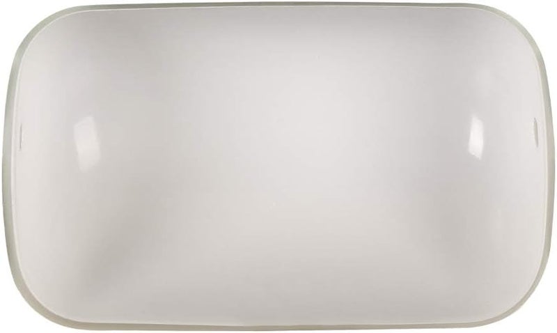 Newrays Glass Bankers Lamp Shade Cover Replacement,L8.85 W5.11 (Milk White) - Image 4