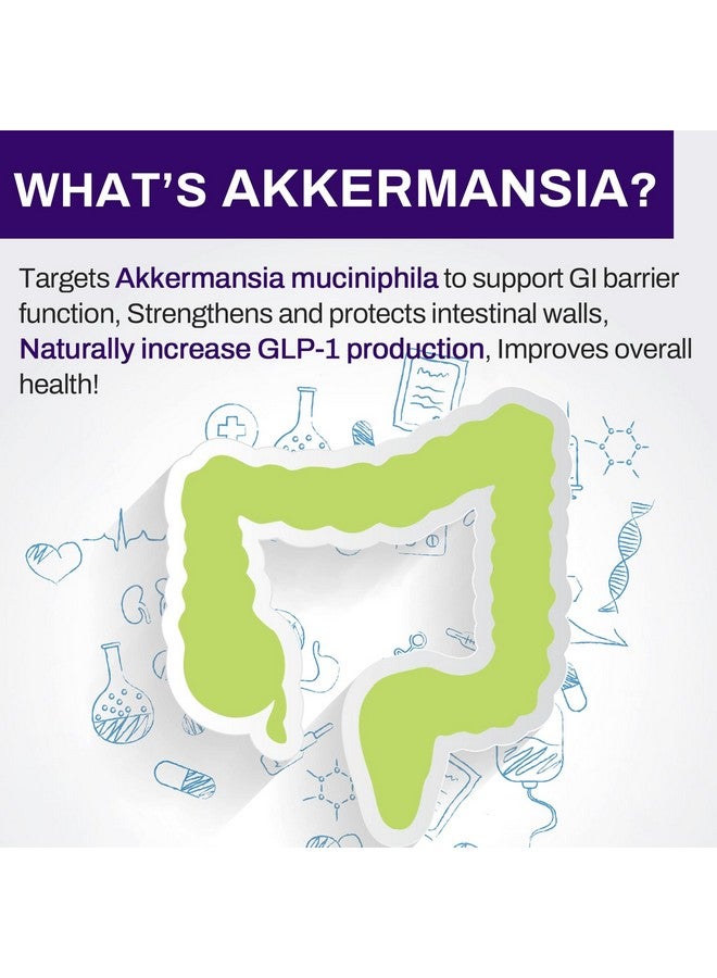 Keptrohy GLP-1 Supplement - 300 Billion AFU Akkermansia Probiotic for Women & Men, Akkermansia Muciniphila for GLP-1 Production, Digestive, Gut, Immune Health, Enhances Gut Digestive Lining function, 60 Count - Image 3
