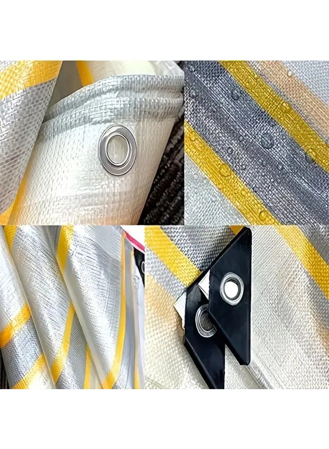 Heavy Duty Waterproof Canvas Cover 78 74inch X 118 11inch All Weather UV Windproof Snowproof - Image 4