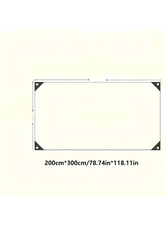 Heavy Duty Waterproof Canvas Cover 78 74inch X 118 11inch All Weather UV Windproof Snowproof - Image 3