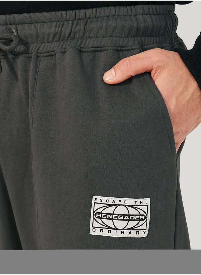 Styli Styli Patch Detail Oversized Joggers  - Image 3