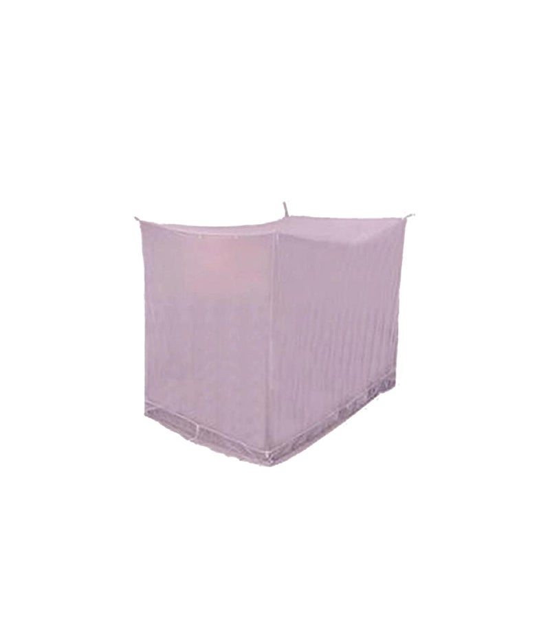 Ans Cotton Mix Mosquito net Pure Cotton Border on Top and Bottom Allergy Free Pink 5 x 65 ft Queen Size - Image 3
