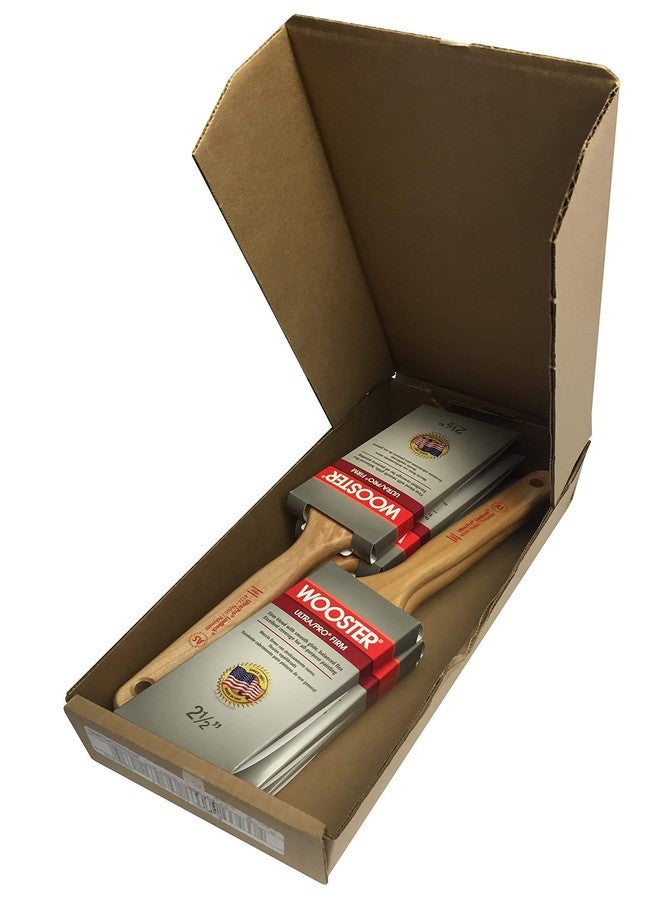 Wooster Brush 4174 2.5 inch Ultra/Pro Firm Lindbeck Angle Sash Paintbrush, Pack of 6 - Image 2