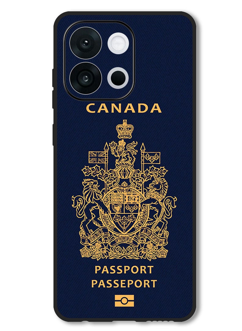 Theodor Case Compatible with OnePlus 13s 6.32 Inch Protection Shockproof Bumper Cover Canada Passport - Image 1
