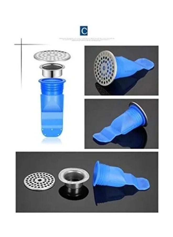 Generic Deodorization Silicone Core Sewer Pipe Seal Toilet Stainless Steel 