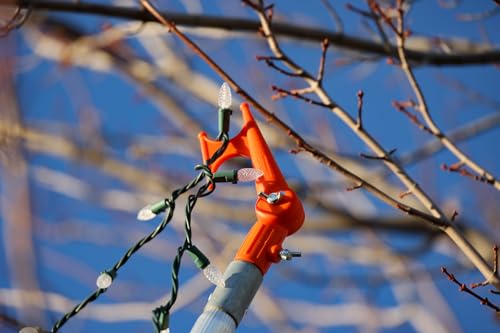 EZ SMART Handy Hook, Multi-Purpose Utility Hook, Adjustable Elbow, Screw on to Standard Thread Extension Pole for Hanging Bird Feeders, Christmas Lights, Ropes, Boats, Pool, and More - Image 5