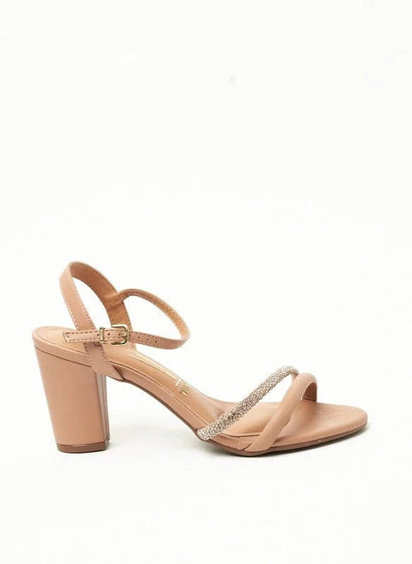 VIZZANO Block Heel Sandals for Women – Stylish Ladies Heels Sandals for Everyday Wear