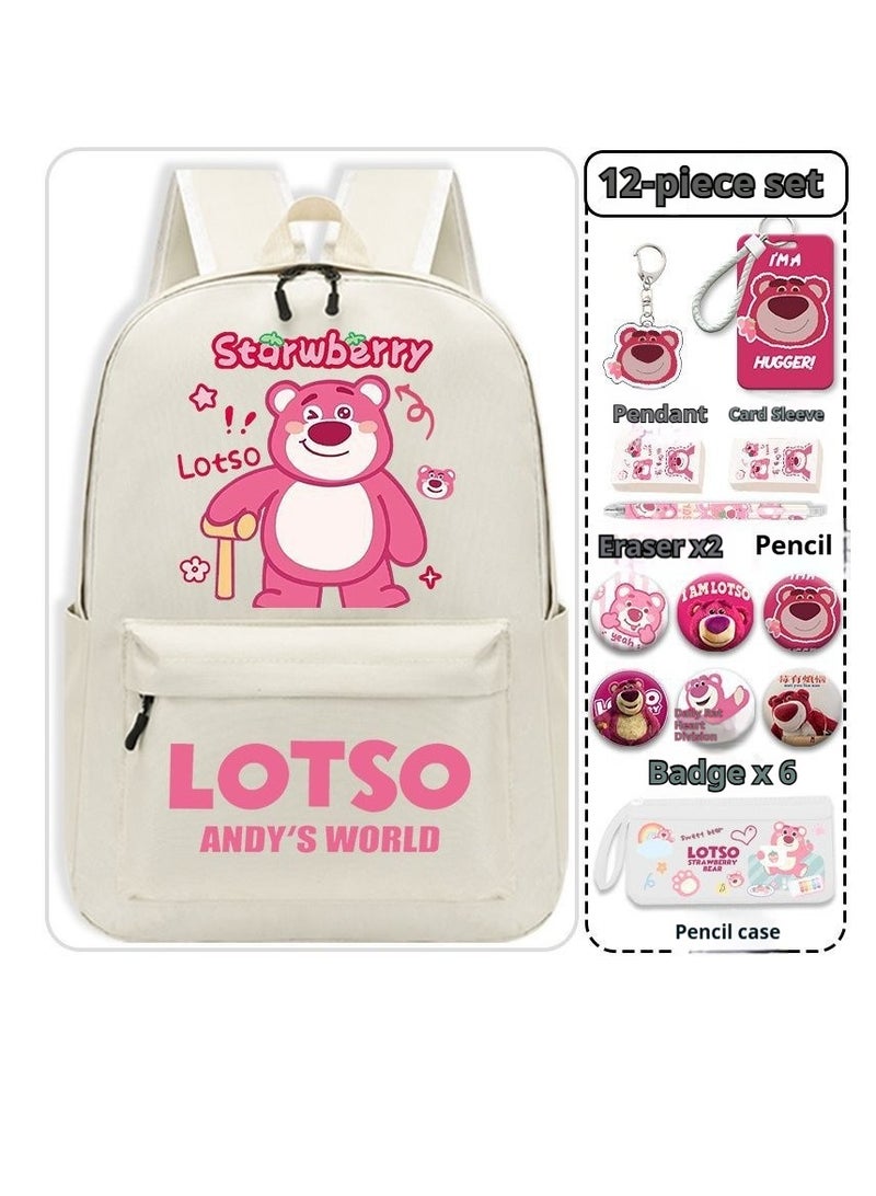 general 13-Piece Cartoon Lotso Backpack Set - Image 1
