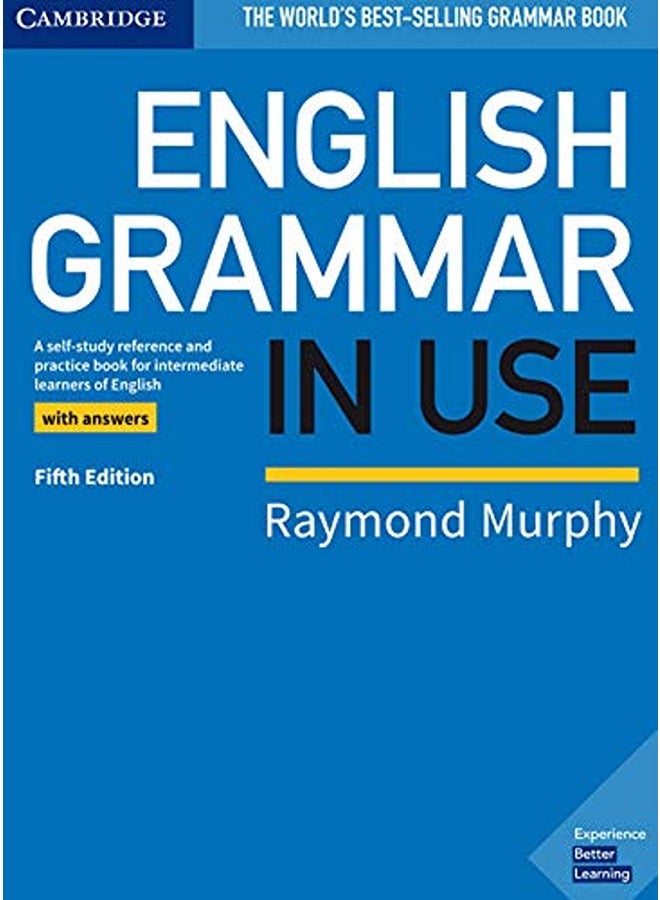 كتاب قواعد اللغة الإنجليزية في الاستخدام مع الإجابات: مرجع للدراسة الذاتية وكتاب ممارسة للمستوى المتوسط