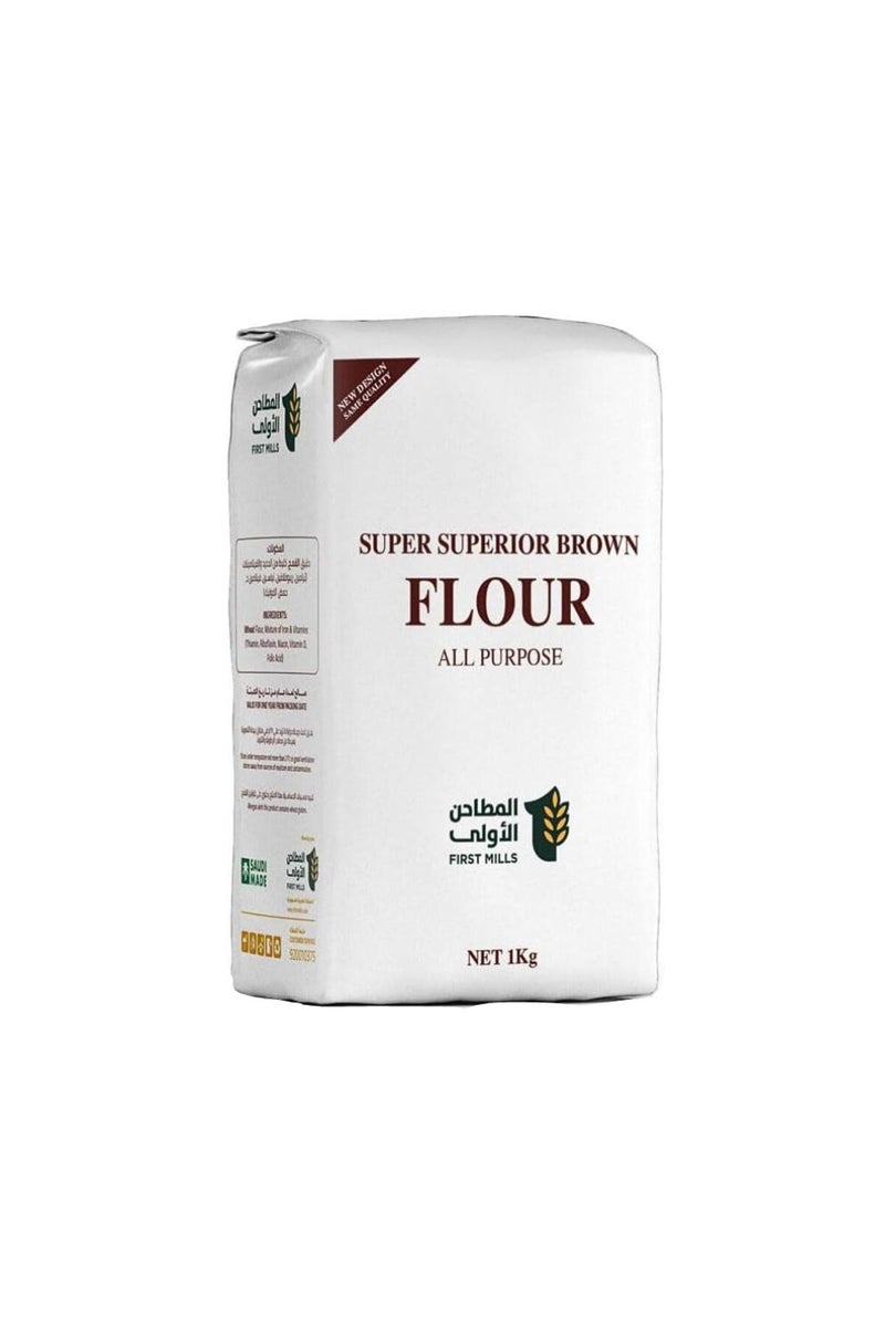 First Mills Soft Brown Flour, 1 kg