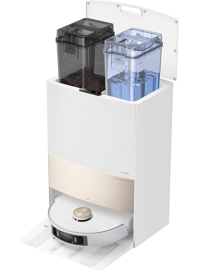 Dreame L20 Ultra Robot Vacuum, 7,000Pa Maximum Suction, 3.2L Dust Bag Volume, 4.5L Clean Water Tank Capacity, 6400mAh Battery Capacity, White - Image 2