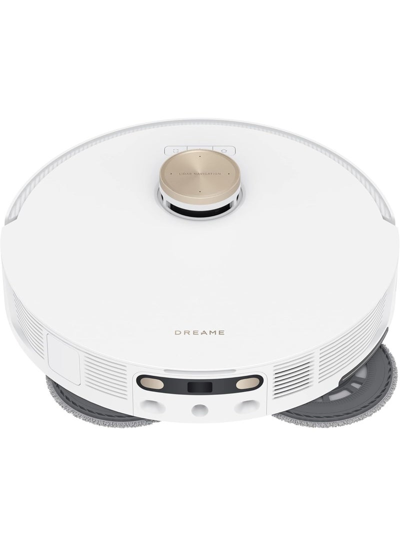 Dreame L20 Ultra Robot Vacuum, 7,000Pa Maximum Suction, 3.2L Dust Bag Volume, 4.5L Clean Water Tank Capacity, 6400mAh Battery Capacity, White - Image 3