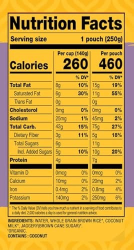 Tasty Bite Organic Coconut Rice 88 Ounce Pack of 6 Ready to Eat Microwavable Vegan GlutenFree - Image 5