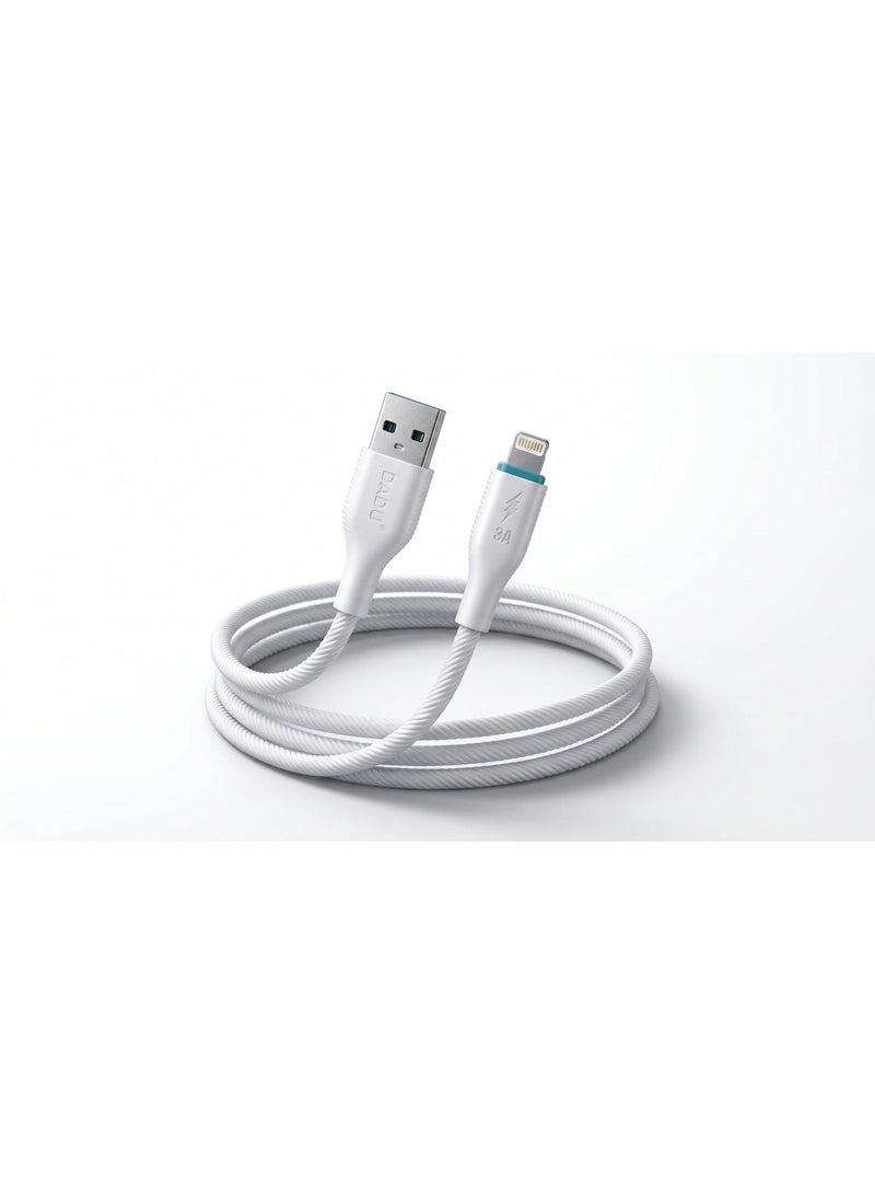 دادو كابل DC-C238 من USB إلى Lightning - شحن سريع 3 أمبير - خرج طاقة 18 واط - مادة مقاومة للحريق - شحن آمن - أبيض - Image 5