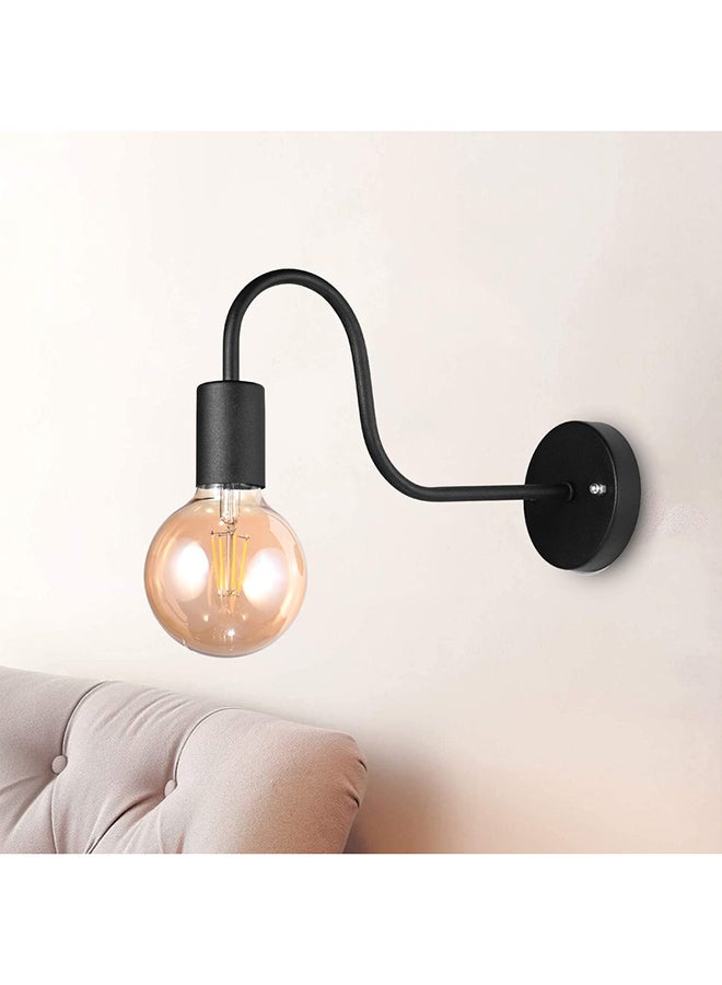 ابليك جاما اسود - ابليك - اضاءة حائط - الخامة معدن - المقاس : 20×5×10