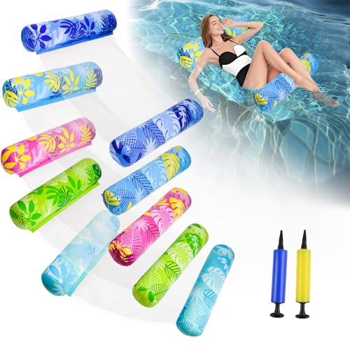 CLPCLP Inflatable Pool Floats Adult5 Pack MultiPurpose Pool Float Water HammockPool Float ChairSwimming Pool RaftPool Hammock Floaties for Adults Beach Vacation Essentials - Image 1
