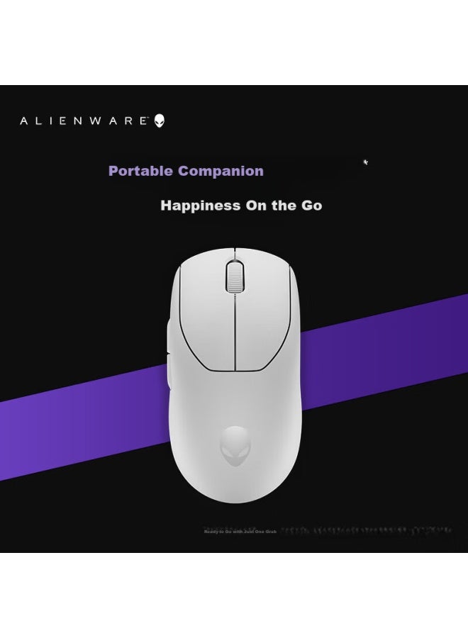 Alienware Pro Gaming Keyboard And Mouse Set: Professional Wireless Dual-mode Gaming Mouse, 75% Layout Three-mode Mechanical Keyboard With Hot-swappable Support, Holiday Gift, White - Image 1