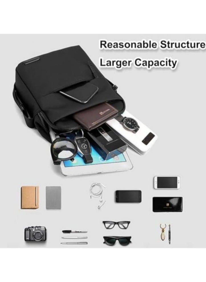Sling Crossbody Bag, Small Shoulder Backpack for Men, Casual Daypack, Sling Bag for Men, Chest Bags Casual Daypack for Business Travel Cycling  - Image 5
