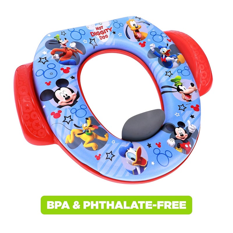 ginsey Disney Mickey Mouse Hot Diggity Dog Soft Potty Seat - Image 4