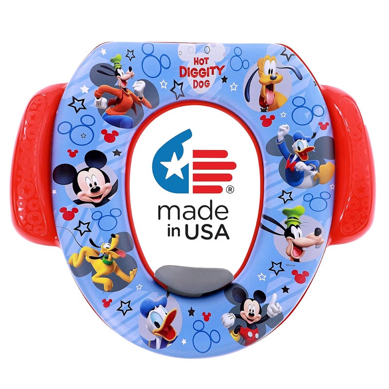 ginsey Disney Mickey Mouse Hot Diggity Dog Soft Potty Seat - Image 1