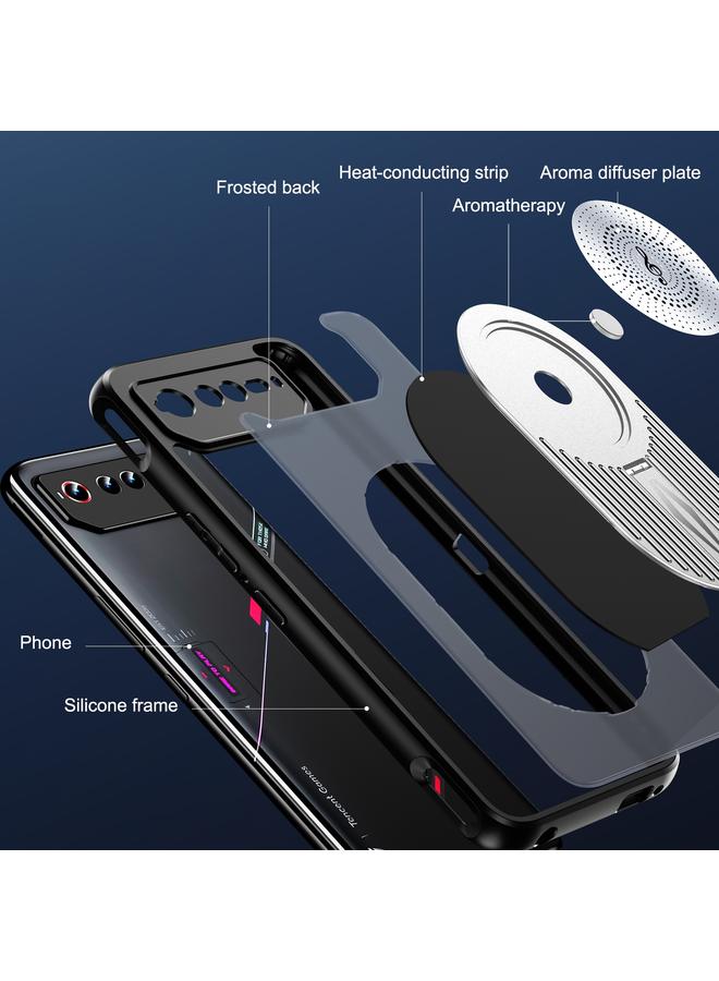 اس-توب جراب لهاتف Asus ROG Phone 6 / 6 Pro / 6D مع حامل MagSafe للعلاج بالروائح وتبديد الحرارة - Image 5