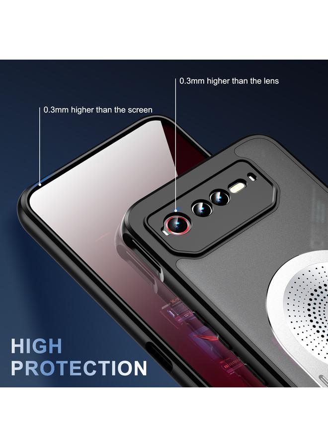 اس-توب جراب لهاتف Asus ROG Phone 6 / 6 Pro / 6D مع حامل MagSafe للعلاج بالروائح وتبديد الحرارة - Image 4